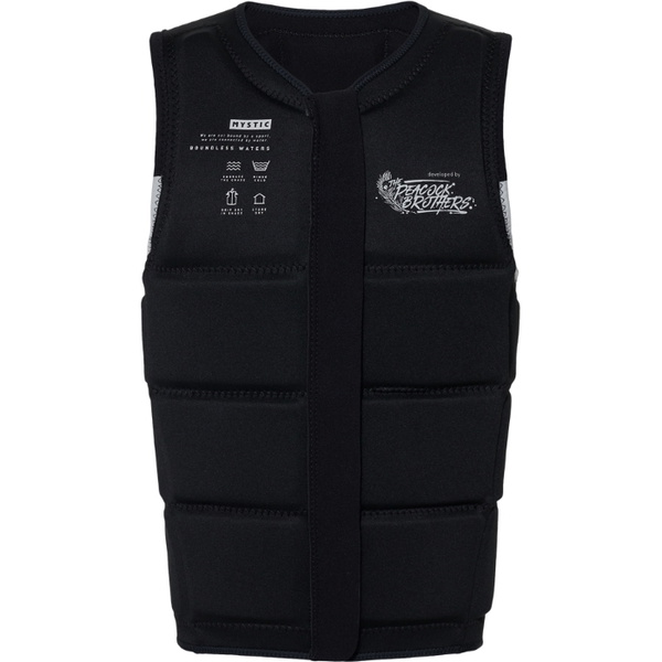 Front Zip Mystic Peacock 2026 35005.240227 - Black / White
